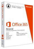 Microsoft Office 365 Personal 1 Lic. - Elektronisk lev.