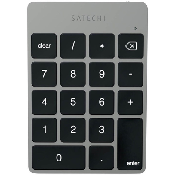 Satechi Slim Numerisk Bluetooth Keypad - Rymdgrå