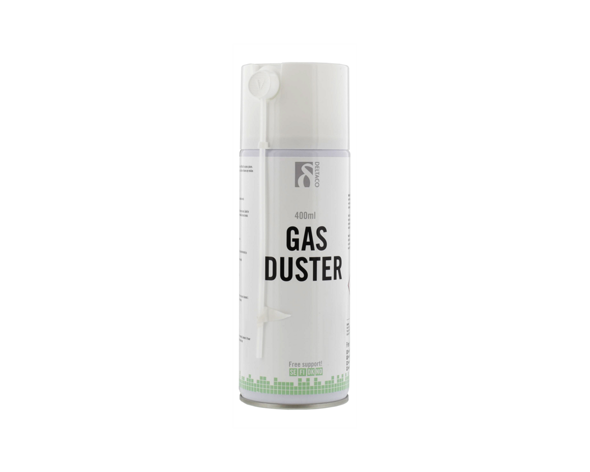 DELTACO komprimerad gas I sprayburk 400ml