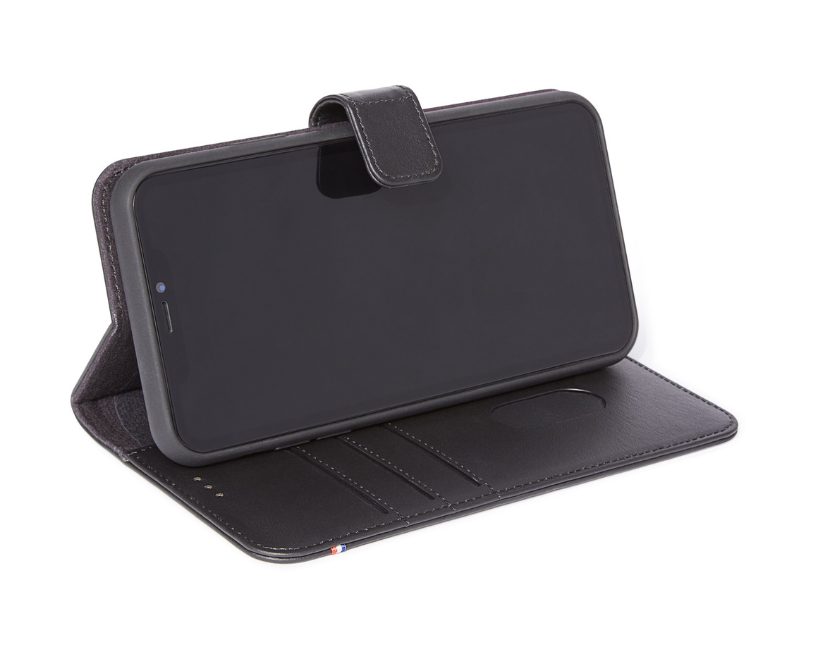 Decoded Full Grain Leather Detachable Wallet för iPhone 11 Pro Max - Svart