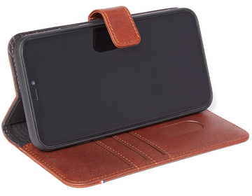 Decoded Full Grain Leather Detachable Wallet för iPhone 11 Pro Max - Brun
