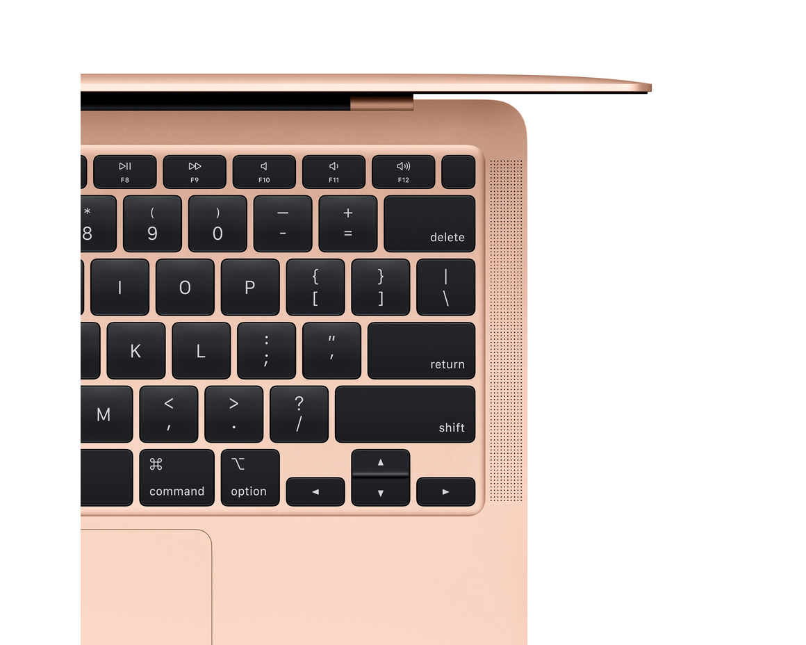 MacBook Air 13 (2020) M1 8-core CPU, 7-core GPU/8GB/256GB SSD - Guld