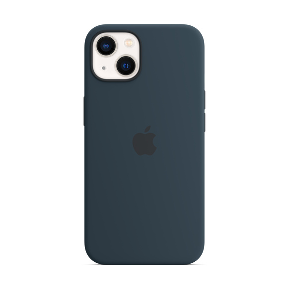 Apple iPhone 13 Silikonskal med MagSafe Bläckblå