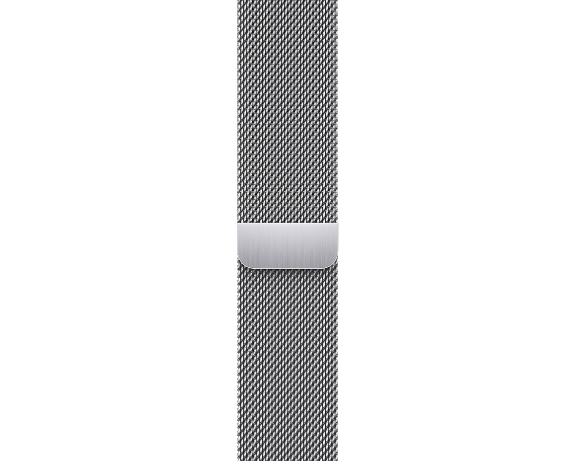 Apple Watch Armband Silver Milanese Loop 41mm