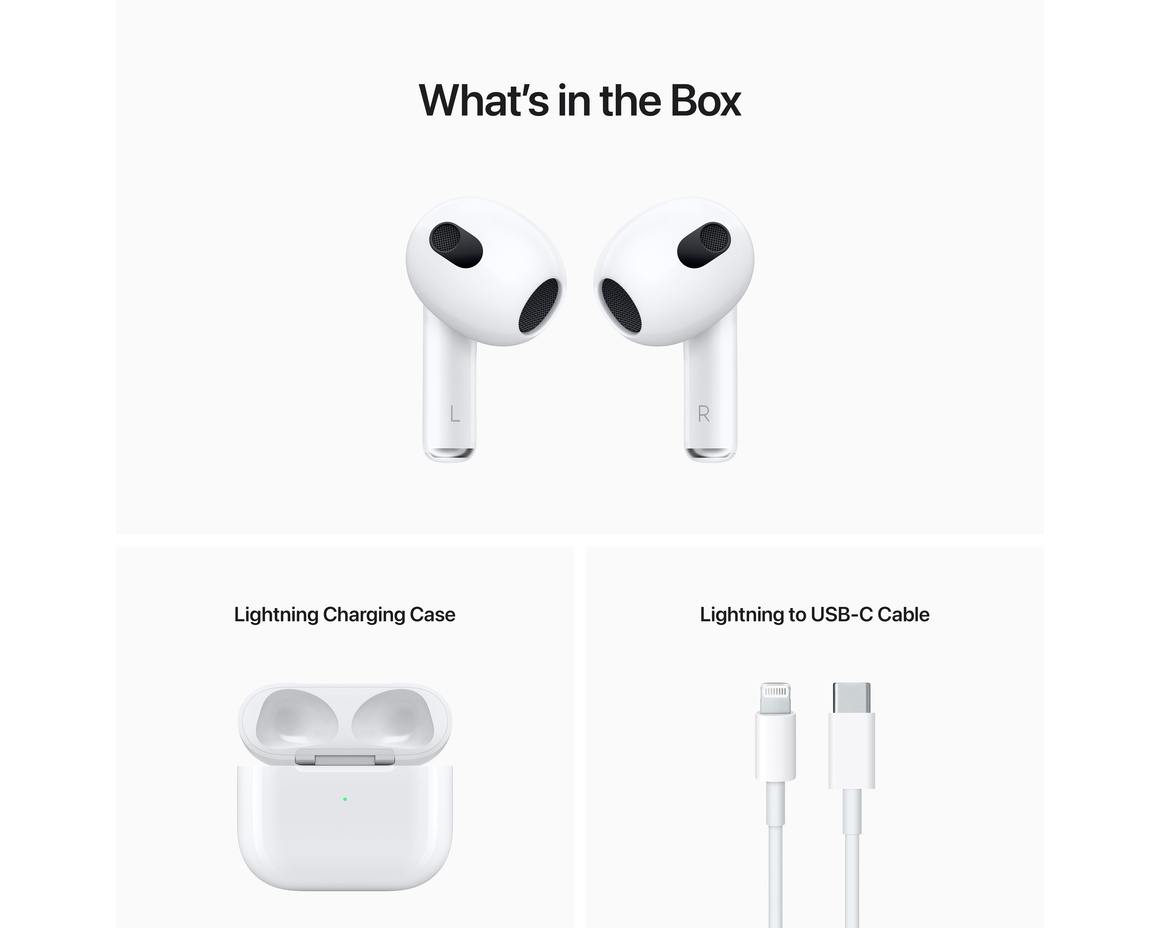 Apple AirPods 3rd Gen med Lightning Charging Case