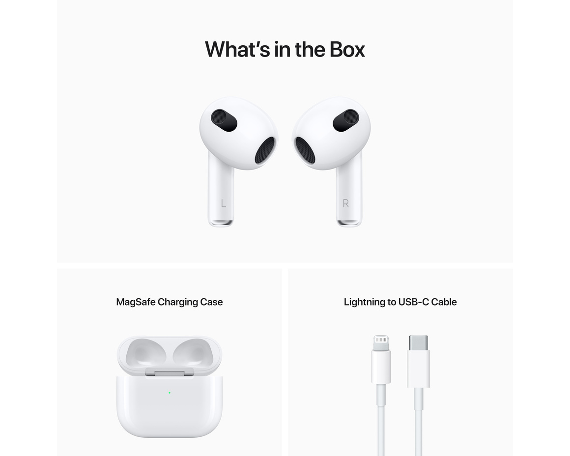 Apple AirPods 3rd Gen med Lightning Charging Case