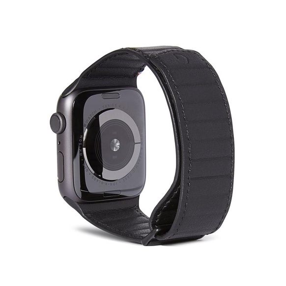 Decoded Leather Magnetic Traction Strap Black