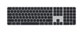Apple Magic Keyboard Touch ID och Numerisk del för Mac modeller med Apple Silicon - Svarta Tangenter