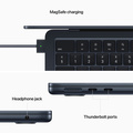 MacBook Air 13 (2022) M2 8-core CPU, 8-core GPU/8GB/256GB SSD - Midnatt