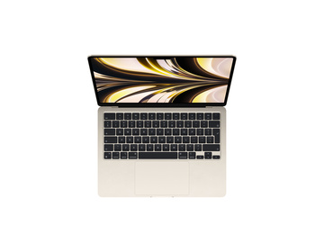 MacBook Air 13 (2022) M2 8-core CPU, 10-core GPU/8GB/512GB SSD - Stjärnglans