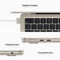 MacBook Air 13 (2022) M2 8-core CPU, 8-core GPU/8GB/256GB SSD - Stjärnglans