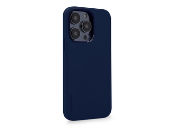 Decoded AntiMicrobial Silicone Backcover iPhone 14 Pro Max Navy Peony