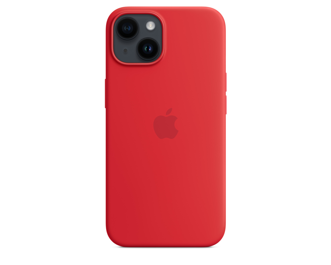 Apple iPhone 14 Silikonskal med MagSafe (PRODUCT)RED