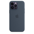 Apple iPhone 14 Pro Max Silikonskal med MagSafe Stormblå