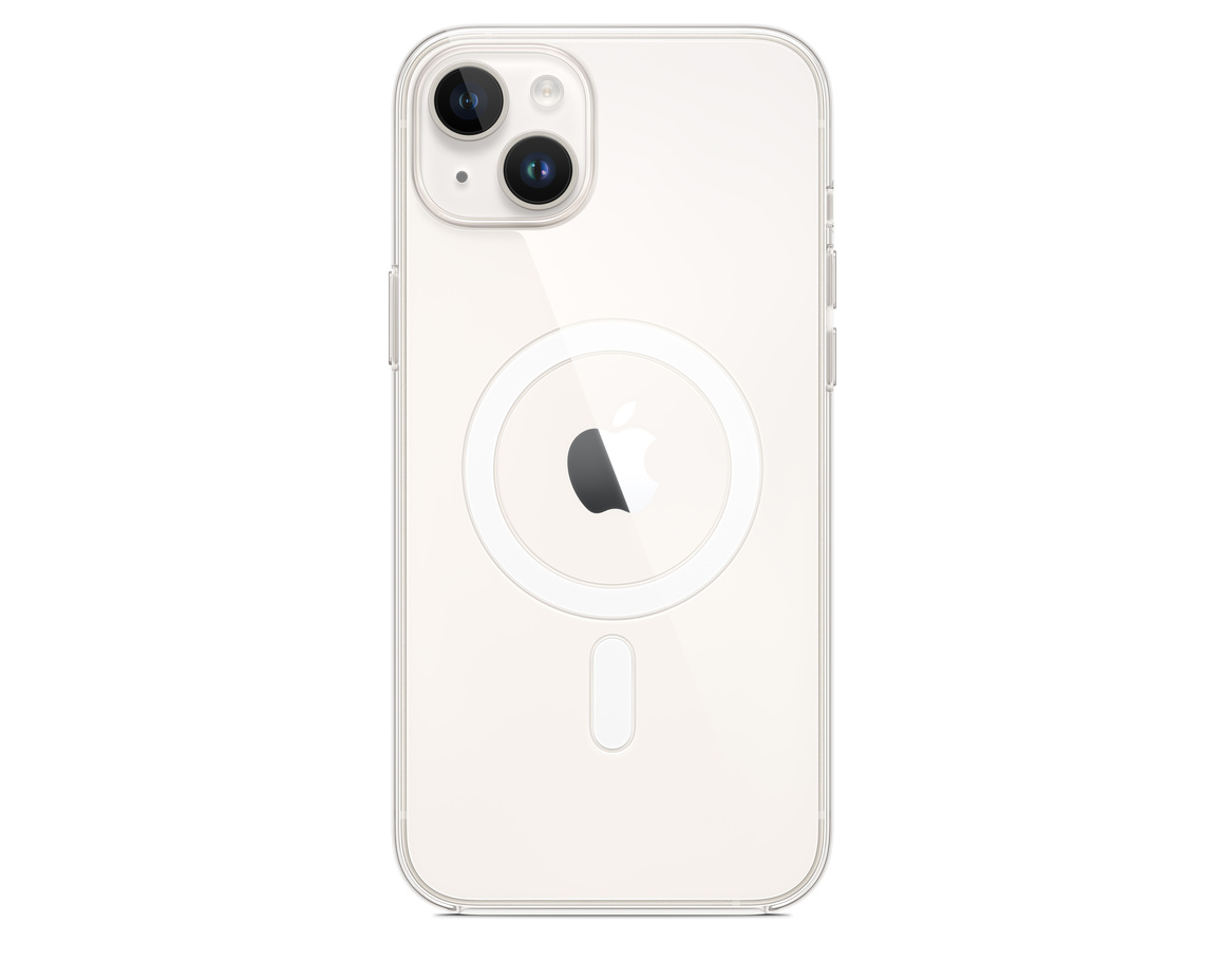 Apple iPhone 14 Plus Transparent skal med MagSafe
