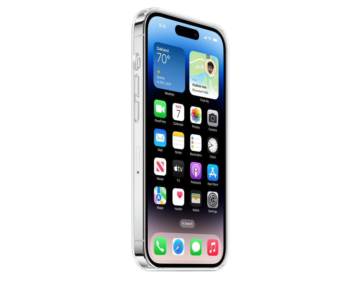Apple iPhone 14 Pro Max Transparent skal med MagSafe