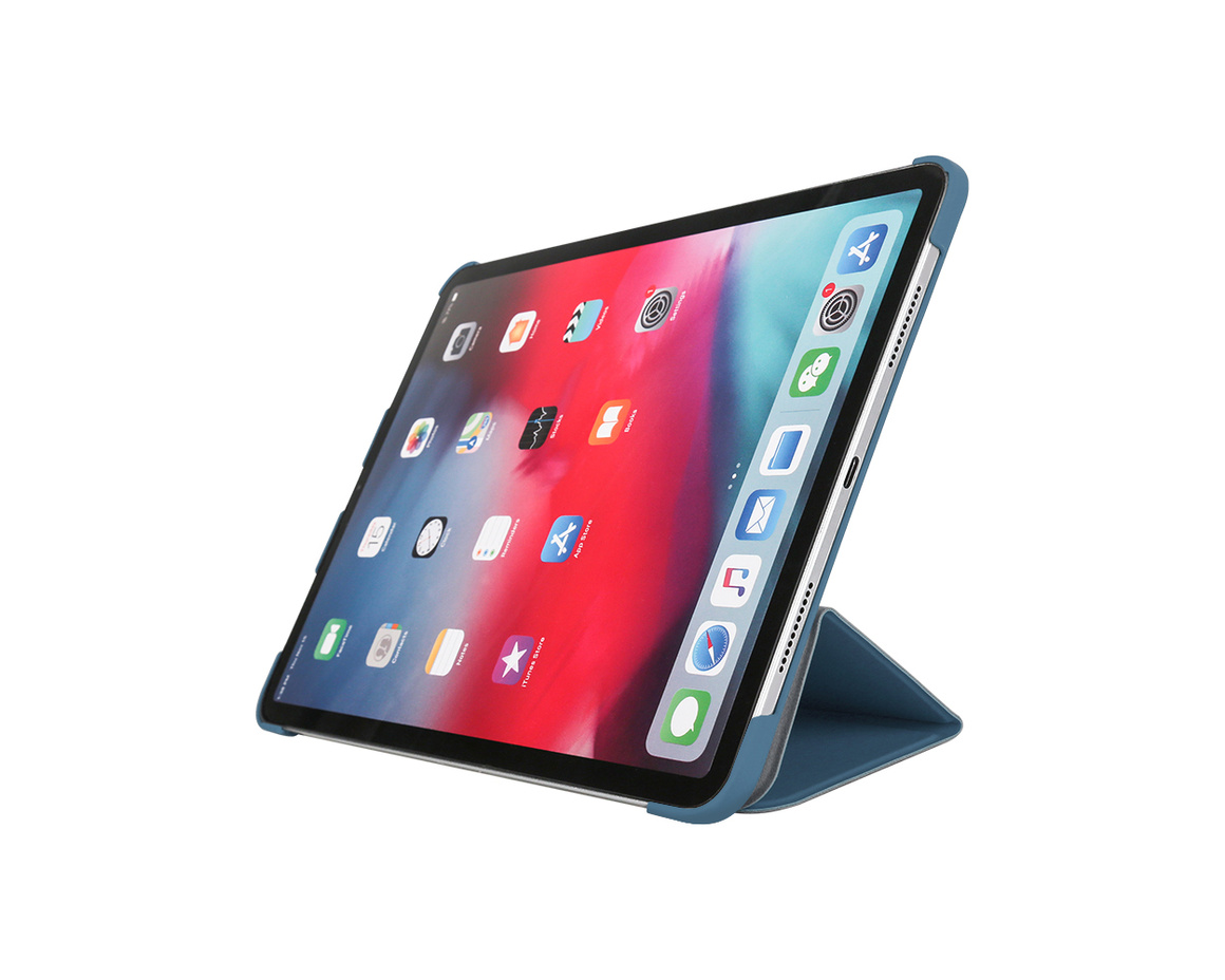 Pomologic Book Case för iPad Pro 12,9 4th/5th Gen Navy
