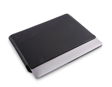 Decoded Leather Frame Sleeve for Macbook 14" Svart