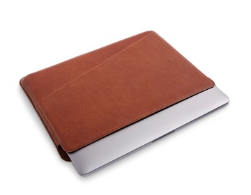 Decoded Leather Frame Sleeve for Macbook 14" Chokladbrun