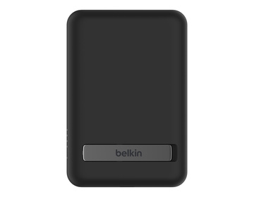 Belkin Magnetic Wireless Power Bank med Kick Stand 5000mAh Svart
