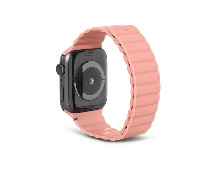 Decoded Silicone Magnetic Traction Strap 42mm/44mm/45mm Peach Pearl
