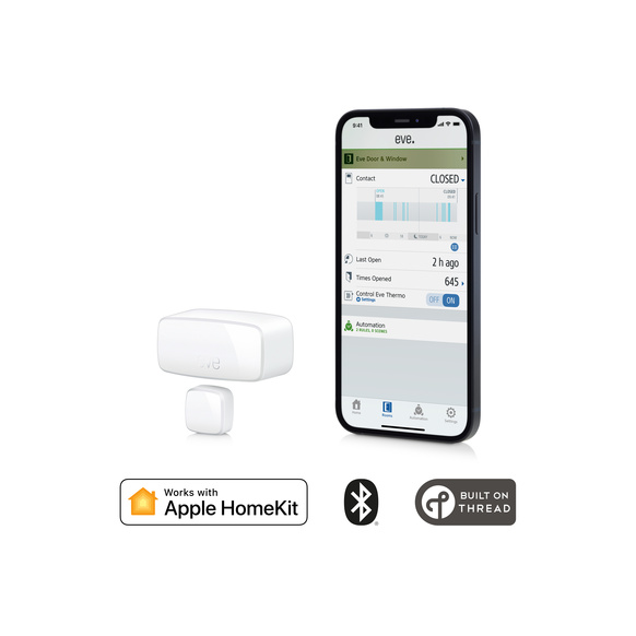 Eve - Door & Window, Wireless Contact Sensor (2020) HomeKit