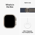 Apple Watch Ultra 2 med Bergsloop Blå Small