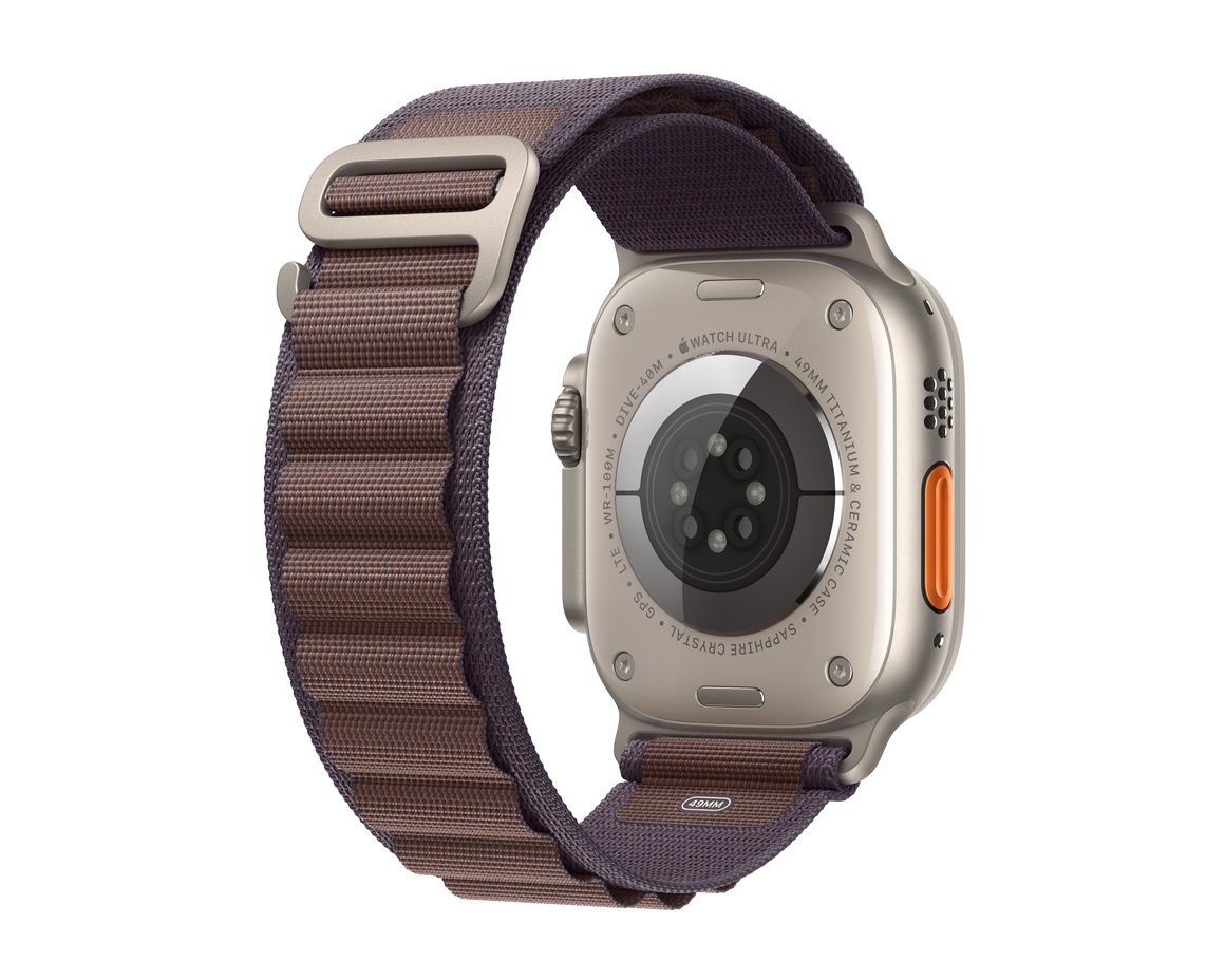 Apple Watch Ultra 2 med Bergsloop Indigo Small