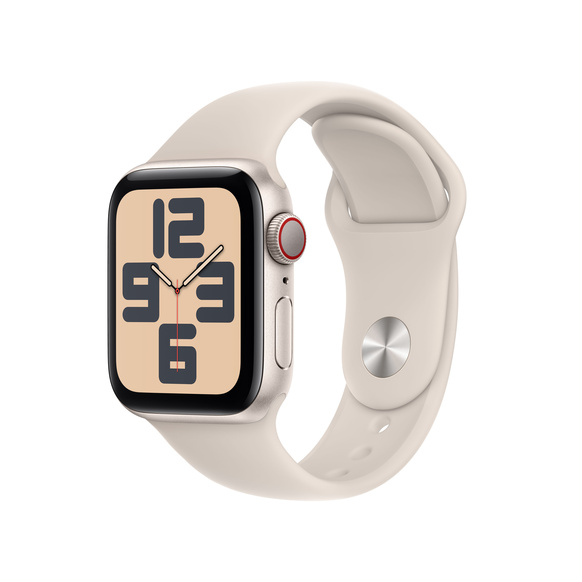 Apple Watch SE 2023 Stjärnglans 40mm GPS + Cellular M/L