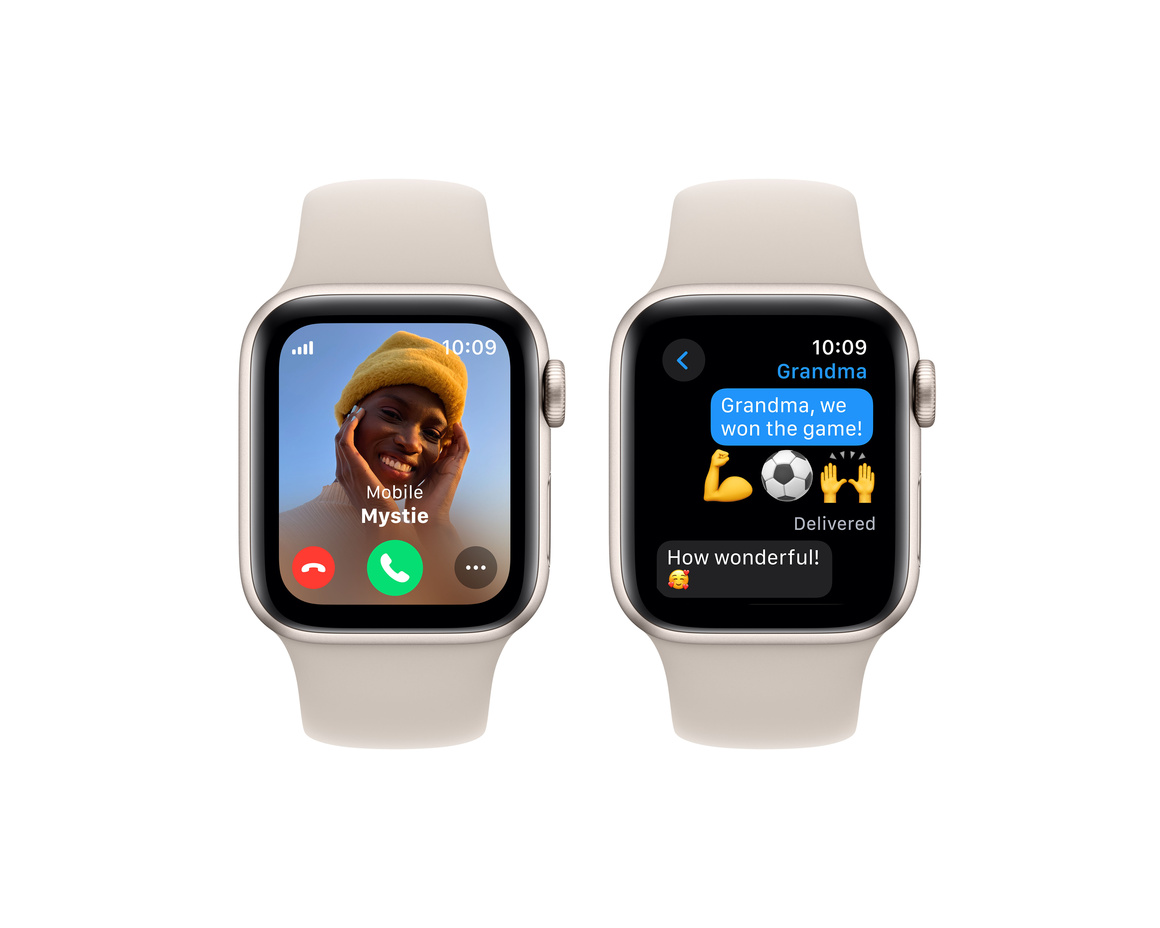 Apple Watch SE 2023 Stjärnglans 40mm GPS + Cellular S/M