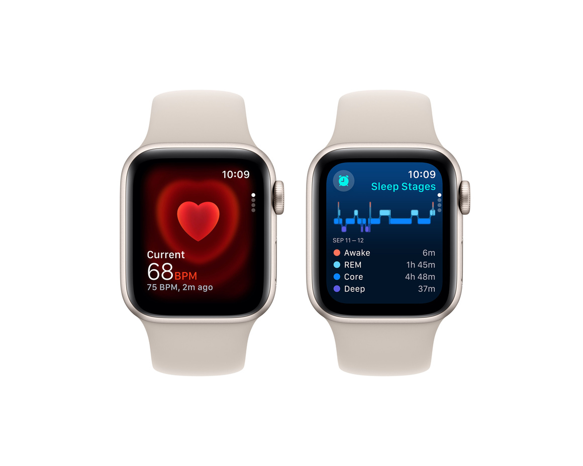 Apple Watch SE 2023 Stjärnglans 40mm GPS + Cellular S/M