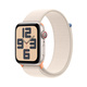 Apple Watch SE 2023 med Sportloop Stjärnglans 44mm GPS + Cellular