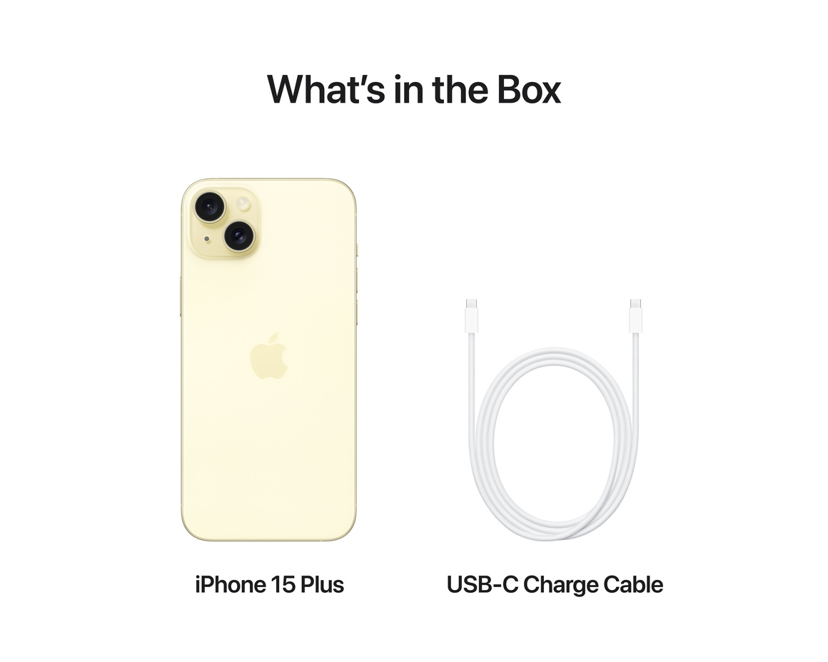 iPhone 15 Plus Gul 256 GB