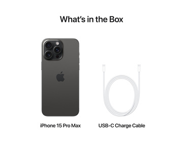 iPhone 15 Pro Max Svart titan 256 GB