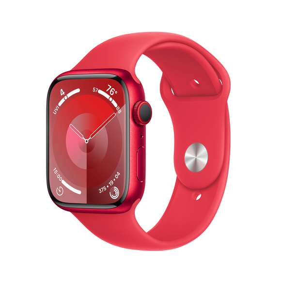 Apple Watch Series 9 Aluminiumboett (PRODUCT)RED 45mm GPS + Cellular M/L