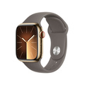 Apple Watch Series 9 Rostfri Stålboett Guld 41mm S/M