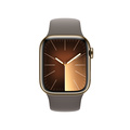 Apple Watch Series 9 Rostfri Stålboett Guld 41mm S/M