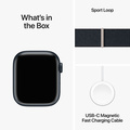 Apple Watch Series 9 Aluminium med Sportloop Midnatt 41mm GPS