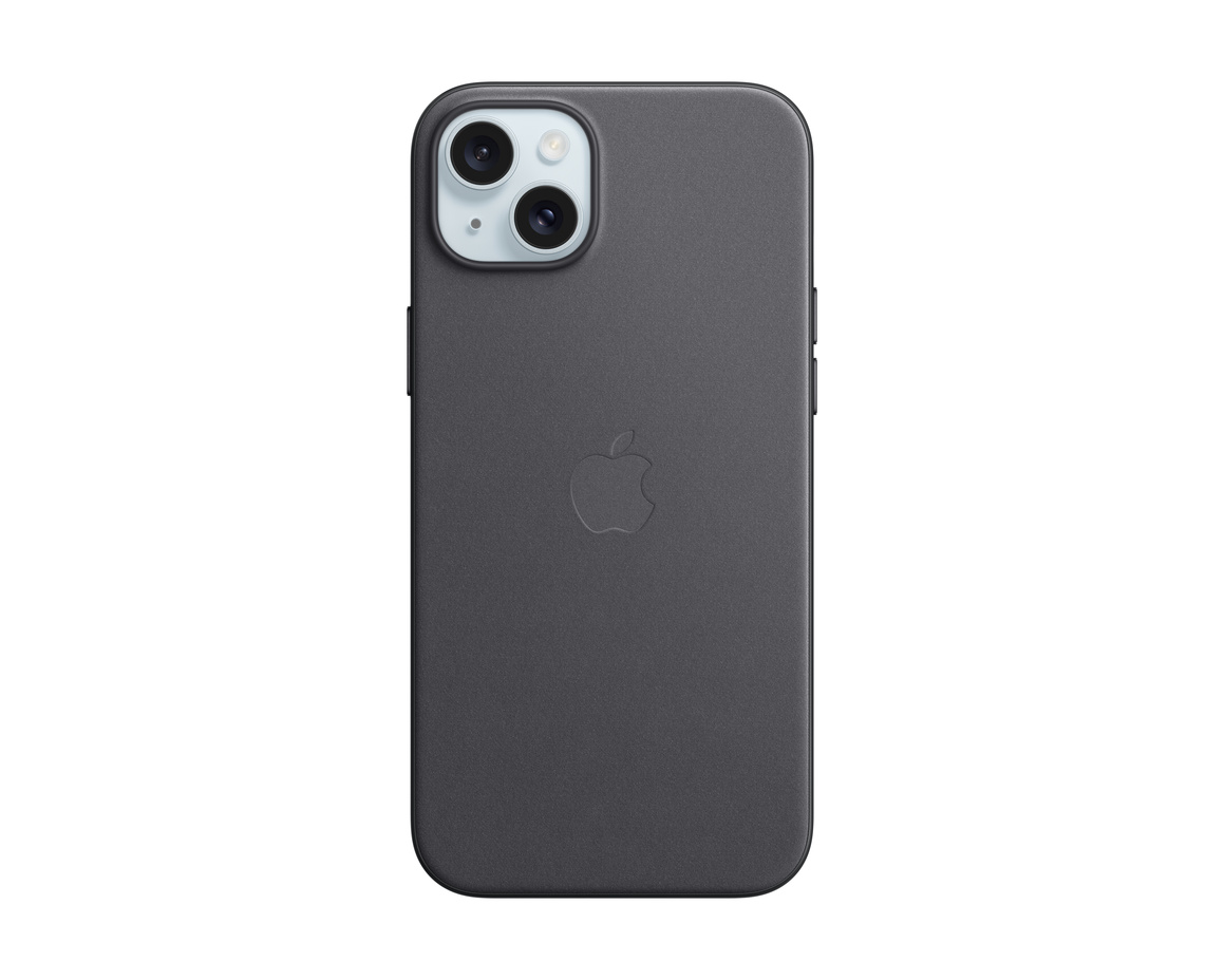 Apple iPhone 15 Plus FineWoven-skal med MagSafe Svart