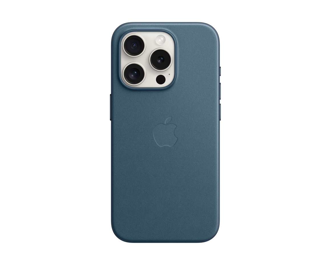 Apple iPhone 15 Pro FineWoven-skal med MagSafe Stillahavsblå