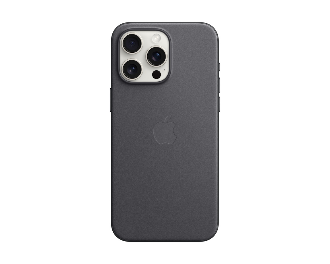 Apple iPhone 15 Pro Max FineWoven-skal med MagSafe Svart