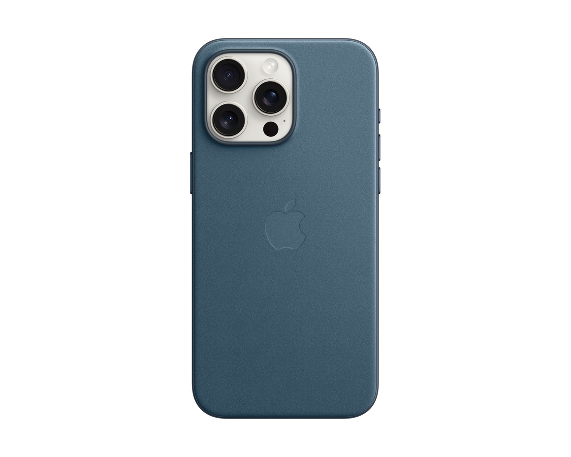 Apple iPhone 15 Pro Max FineWoven-skal med MagSafe Stillahavsblå