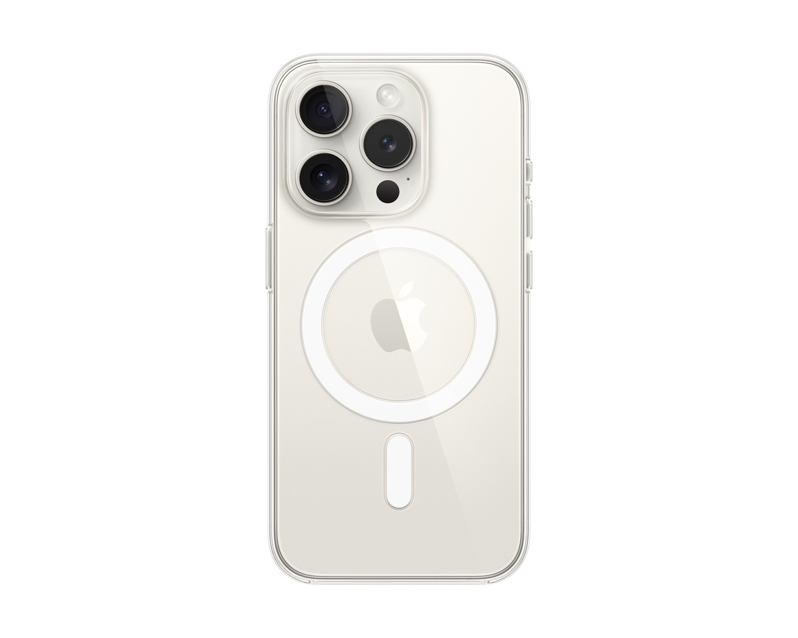 Apple iPhone 15 Pro Transparent skal med MagSafe