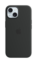 Apple iPhone 15 Silikonskal med MagSafe Svart