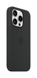 Apple iPhone 15 Pro Silikonskal med MagSafe Svart
