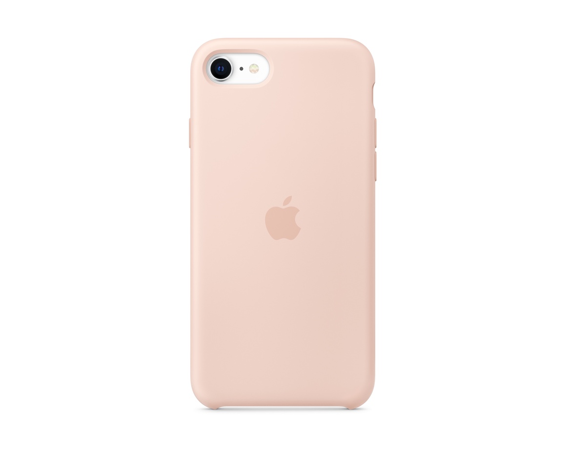 Apple iPhone SE Silikonskal Sandrosa