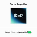 MacBook Pro 14 M3 8‑core CPU, 10‑core GPU/8GB/512GB SSD Silver
