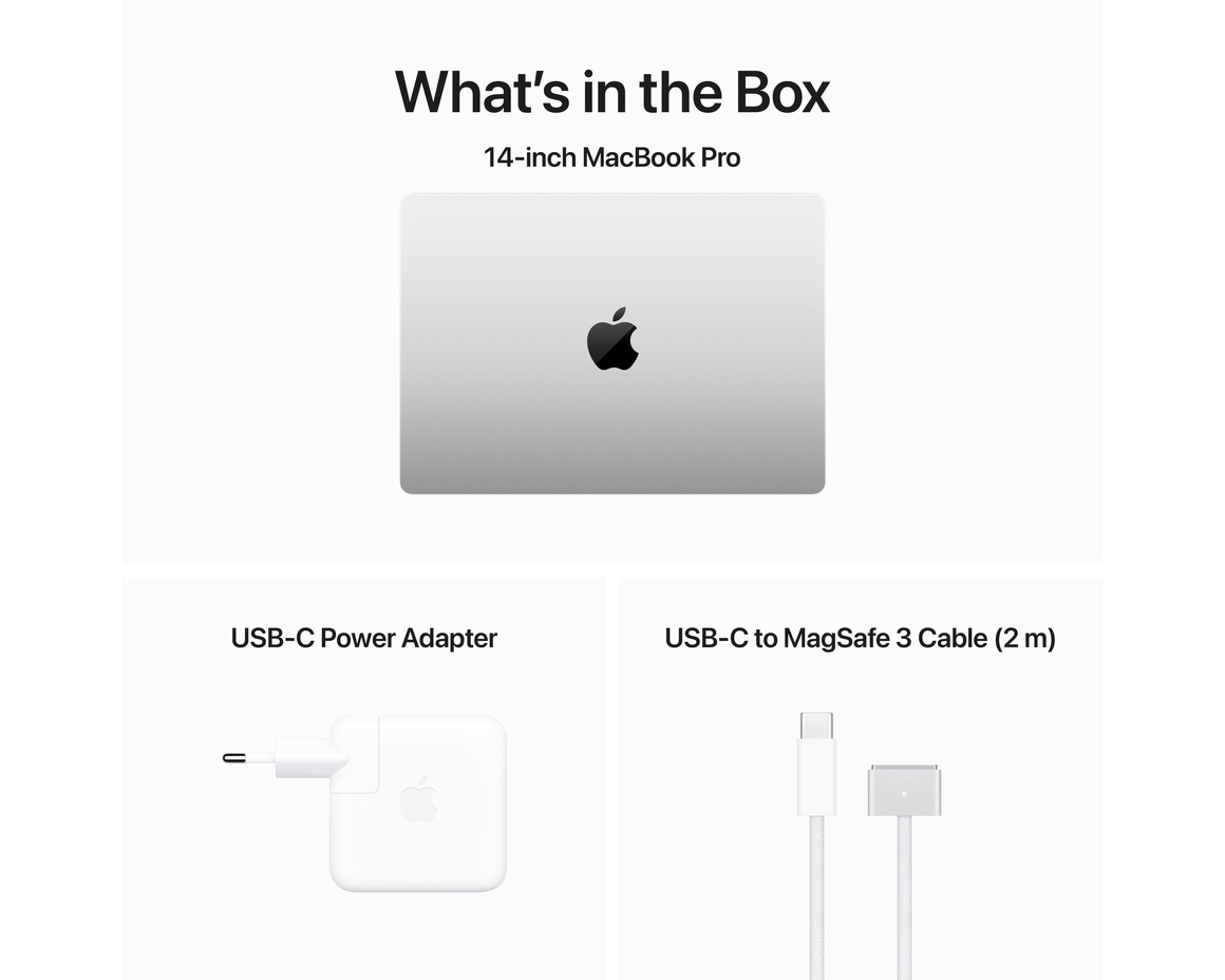MacBook Pro 14 M3 8‑core CPU, 10‑core GPU/8GB/512GB SSD Silver