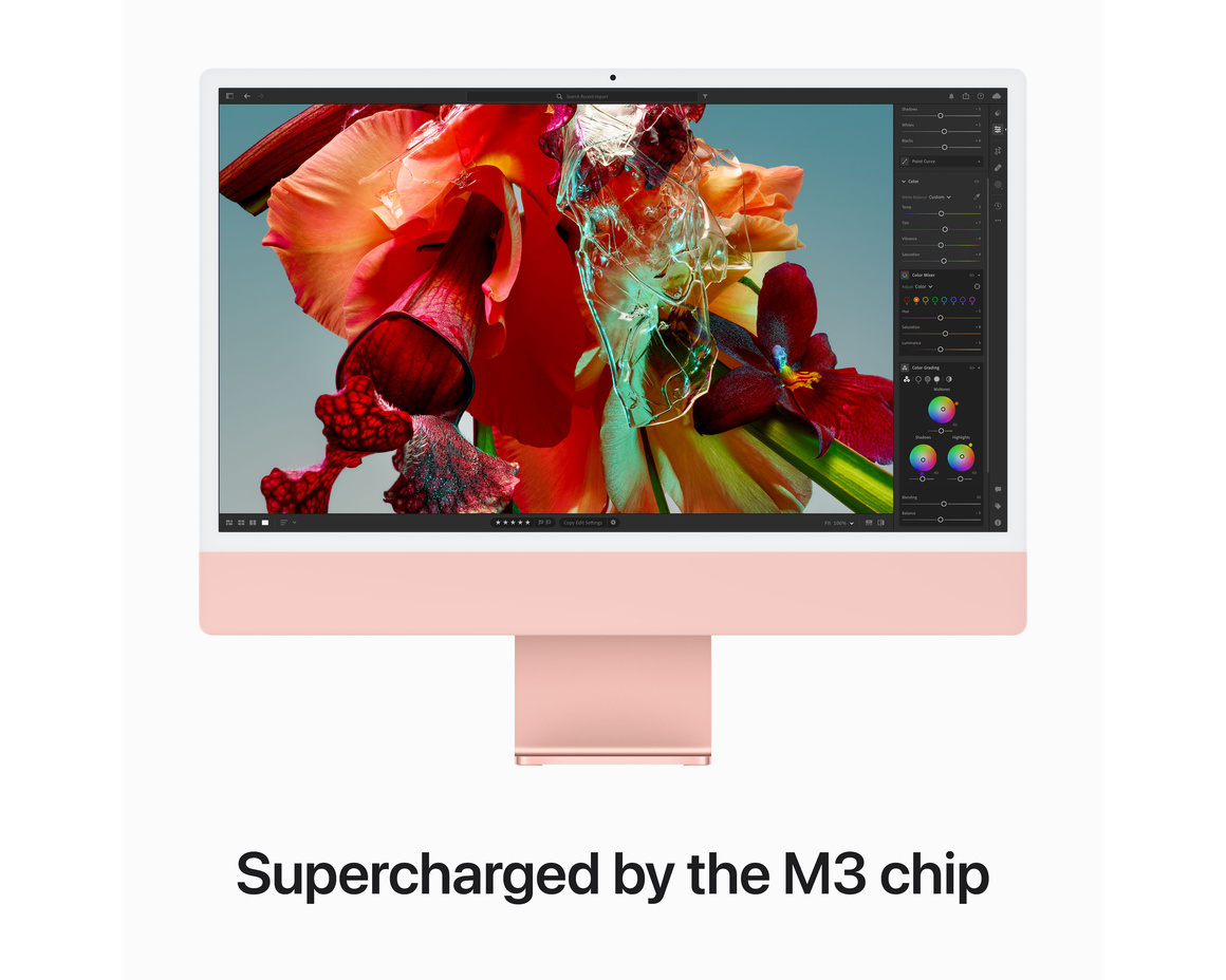 iMac 24 Retina 4.5K (2023) M3 8-core CPU, 8-core GPU/8GB/256GB SSD Rosa
