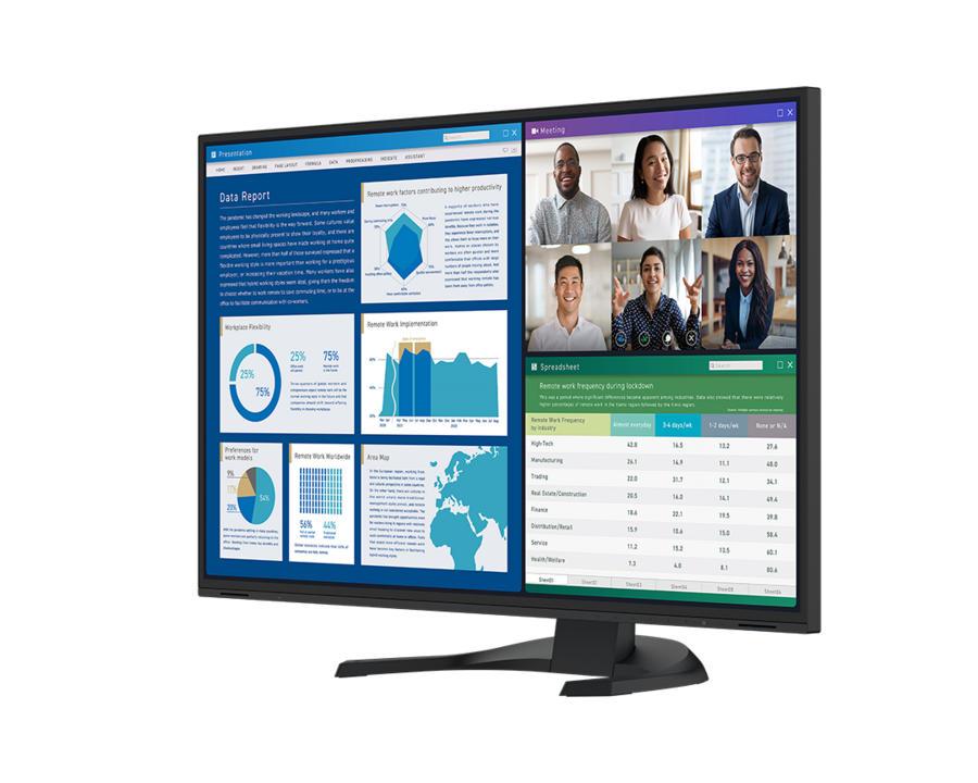 EIZO FlexScan EV3240X-BK 3840 x 2160 4K med FlexStand Svart